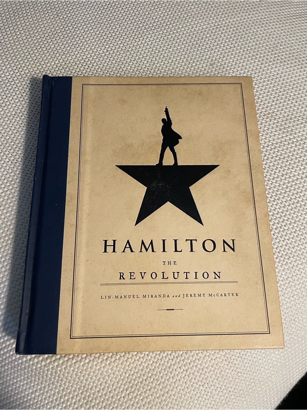 Hamilton: The Revolution Hardcover Book - Beige & Black